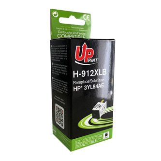 UPrint kompatibilní ink 3YL84AE, HP 912XL, black, 825str., pro HP Officejet 8012, 8013, 8014, 8015 OJ Pro 8020