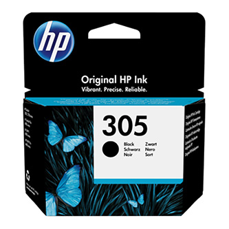 HP originální ink 3YM61AE#301, black, blistr, 120str., HP 305, HP DeskJet 2300, 2710, 2720, Plus 4100