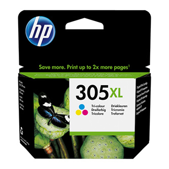 HP originální ink 3YM63AE, HP 305XL, Tri-colour, HP 305XL, High yield, HP DeskJet 2300, 2710, 2720, Plus 4100
