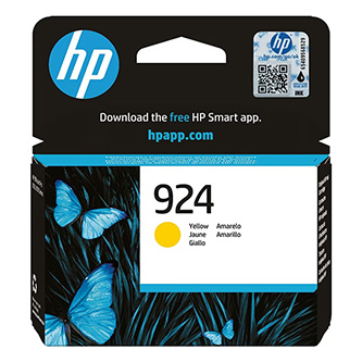 HP originální ink 4K0U5NE#301, HP 924, yellow, blistr, 400str., HP OfficeJet Pro 8120e, 8130e