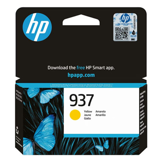 HP originální ink 4S6W4NE#CE1, HP 937, yellow, 800str., HP HP OfficeJet Pro 9110b, 9120b, 9130b