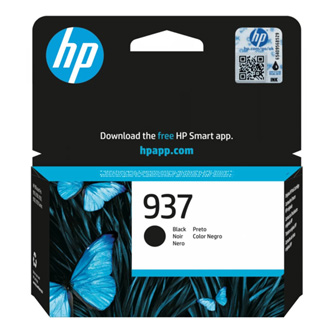 HP originální ink 4S6W5NE#CE1, HP 937, black, 1250str., HP HP OfficeJet Pro 9110b, 9120b, 9130b
