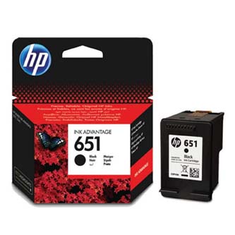 HP originální ink C2P10AE, HP 651, black, 600str., HP DeskJet IA 5645, 5575, Officejet 202, 252 Mobile