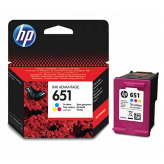 HP originální ink C2P11AE, HP 651, tri-colour, 300str., HP DeskJet IA 5645, 5575, Officejet 202,252 Mobile