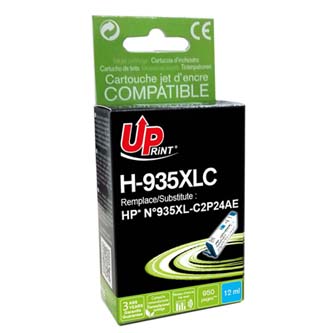 UPrint kompatibilní ink s C2P24AE, HP 935XL, cyan, 950str., 12ml, H-935XLC, pro HP Officejet 6812,6815,Officejet Pro 6230,6830,683