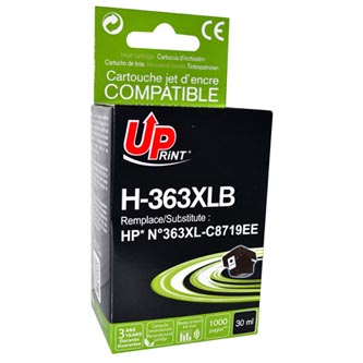 UPrint kompatibilní ink s C8719EE, HP 363, black, 30ml, H-363B, pro HP Photosmart 8250, 3210, 3310