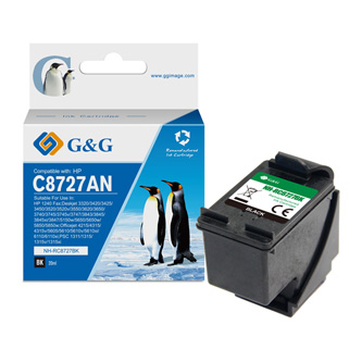 G&G kompatibilní ink s C8727A, black, 20ml, ml NH-R8727BK, pro HP DeskJet 3320/3325/3420/3425/3550/3647/3650