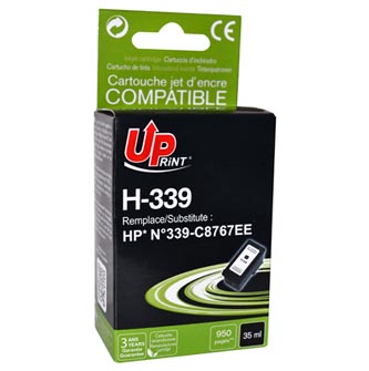 UPrint kompatibilní ink s C8767EE, black, 35ml, H-339B, pro HP Photosmart 8150, 8450, OJ-7410, DeskJet 5740
