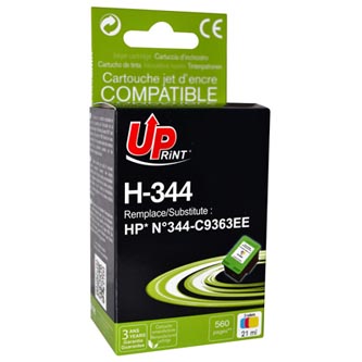 UPrint kompatibilní ink s C9363EE, color, 21ml, H-344CL, pro HP Photosmart 385, 335, 8450, DJ-5940, 6840, 9800