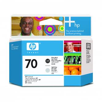 HP originální tisková hlava C9407A, HP 70, photo black/light grey, HP Photosmart Pro B9180, Designjet Z2100, Z3100