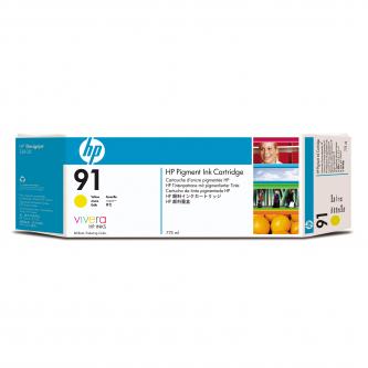 HP originální ink C9469A, HP 91, yellow, 775ml, HP Designjet Z6100
