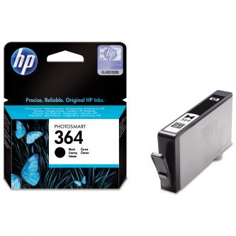 HP originální ink CB316EE, HP 364, black, blistr, 250str., HP Photosmart B8550, C5380, D5460
