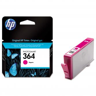 HP originální ink CB319EE, HP 364, magenta, 300str., HP Photosmart B8550, C5380, D5460