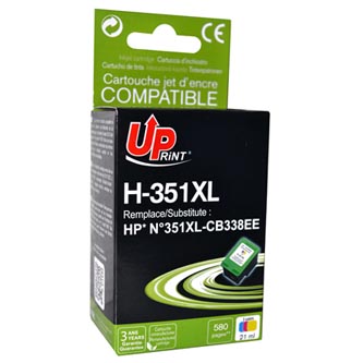 UPrint kompatibilní ink s CB338EE, HP 351XL, color, 21ml, H-351XL-CL, pro HP Officejet J5780, J5785