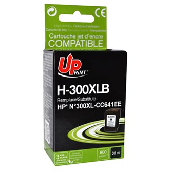 UPrint kompatibilní ink s CC641EE, HP 300XL, black, 19ml, H-300XL-B, pro HP DeskJet D2560, F4280