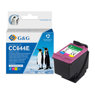 G&G kompatibilní ink s CC644EE, black, NH-RC644C/M/Y, pro HP Deskjet D1660, Deskjet D1663, D2500, D2530, D2545