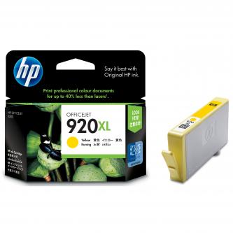 HP originální ink CD974AE, HP 920XL, yellow, 700str., HP Officejet