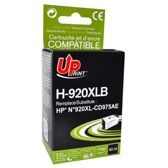 UPrint kompatibilní ink s CD975AE, HP 920XL, black, 50ml, H-920XLB, pro HP Officejet
