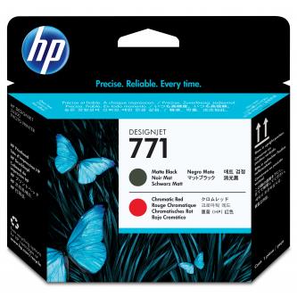 HP originální tisková hlava CE017A, HP 771, matte black/chromatic red, HP HP Designjet Z6200, Z6600, Z6800