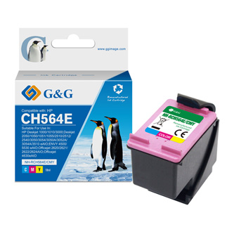 G&G kompatibilní ink s CH564EE, color, 18ml, ml NH-RC564C, pro HP Deskjet 1000, 2000, 3000, 1050, 2050, 3050 AIO ser