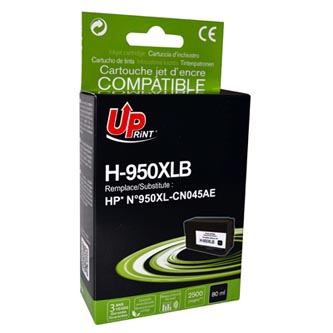 UPrint kompatibilní ink CN045AE, s CN045AE, HP 950XL, black, 2500str., 80ml, H-950XL-B, pro HP Officejet Pro 8100 ePrinter