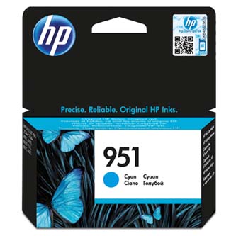 HP originální ink CN050AE, HP 951, cyan, 700str., pro HP Officejet Pro 251, 276, 8100, 8600 N911a, 8610