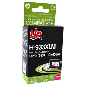 UPrint kompatibilní ink s CN055AE, HP 933XL, magenta, 825str., 14ml, H-933XL-M, pro HP Officejet 6100, 6600, 6700, 7110, 7610, 751