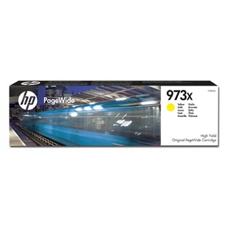 HP originální ink F6T83AE, HP 973X, yellow, 7000str., 82ml, HP PageWide Pro 452, Pro 477