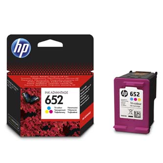 HP originální ink F6V24AE, HP 652, color, 200str., HP DeskJet IA 4530, 4535, 4675, 1115, 2135, 3635