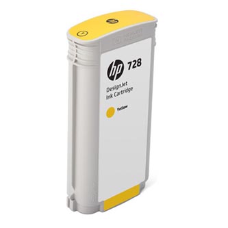 HP originální ink F9J65A, HP 728, yellow, 130ml, HP DesignJet T730, DesignJet T830, DesignJet T830 MFP