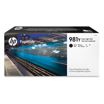 HP originální ink L0R16A, HP 981Y, black, 20000str., 343.5ml, extra high capacity, HP PageWide MFP E58650, 556, Flow 586