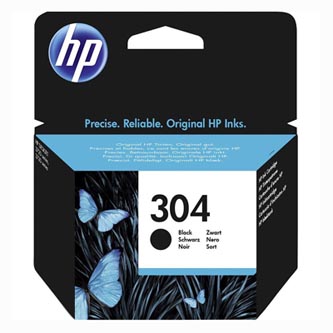 HP originální ink N9K06AE#301, HP 304, black, blistr, 120str., HP DeskJet 2620,2630,2632,2633,3720,3730,3732,3735