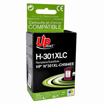 UPrint kompatibilní ink s N9K07AE, HP 304XL, Tri-color, 400str., 18ml, H-304XLC, proks, HP DeskJet 2620,2630,2632,2633,3720,3730,3