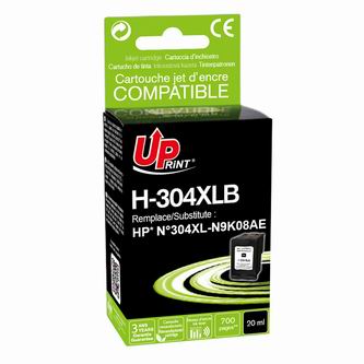 UPrint kompatibilní ink s N9K08AE, HP 304XL, black, 700str., 20ml, H-304XLB, pro HP DeskJet 2620,2630,2632,2633,3720,3730,3732,373