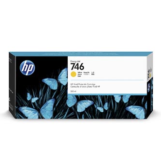 HP originální ink P2V79A, HP 746, yellow, 300ml, HP HP DesignJet Z6, Z9+
