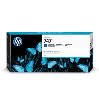 HP originální ink P2V85A, HP 747, chromatic blue, 300ml, HP HP DesignJet Z9