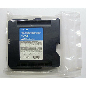 Ricoh originální gelová náplň 405505, cyan, 2500str., typ RC-C31, Ricoh G7500