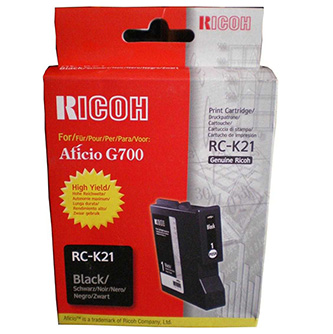 Ricoh originální gelová náplň 402280, black, 3000str., typ RC-K21, Ricoh G700