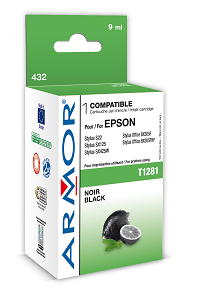 ink-jet pro Epson Stylus S22 černý, 9 ml, komp.s T128140