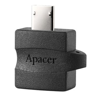 Redukce USB (2.0), USB micro- USB A, 0m, černá, Apacer