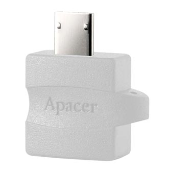 Redukce USB (2.0), USB micro- USB A, 0m, bílá, Apacer