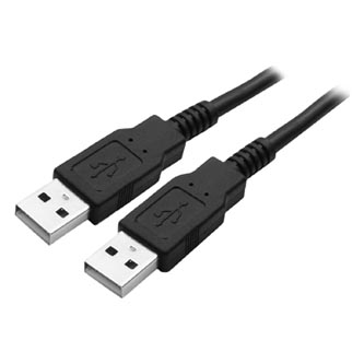USB kabel (2.0), USB A samec - USB A samec, 1.8m, Logo blistr, High Speed