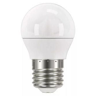LED žárovka EMOS Lighting E27, 230V, 5W, 470lm, 2700k, teplá bílá, 30000h, Mini Globe 74x45x45mm