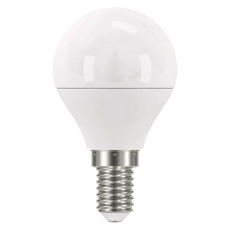 LED žárovka EMOS Lighting E14, 230V, 5W, 470lm, 4000k, neutrální bílá, 30000h, Mini Globe 45x78mm