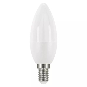 LED žárovka EMOS Lighting E14, 230V, 5W, 470lm, 2700k, teplá bílá, 30000h, Classic Candle 102x35x35mm