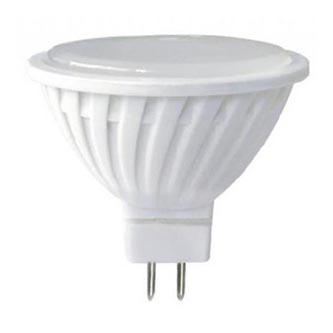 LED žárovka GU5.3, 12VV, 5W, 450lm, 6000k, studená, 30000h, 2835, 50mm/53mm