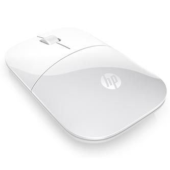 HP myš Z3700 Wireless Blizzard White, 1200DPI, 2.4 [GHz], optická Blue LED, 3tl., bezdrátová, bílá, 1 ks AA, Windows 7/8/10, Mac O