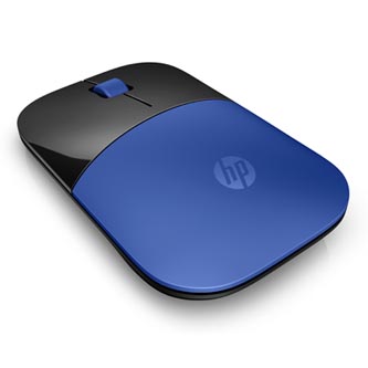 HP myš Z3700 Wireless Dragonfly Blue, 1200DPI, 2.4 [GHz], optická Blue LED, 3tl., bezdrátová, modrá, 1 ks AA, Windows 7/8/10, Mac