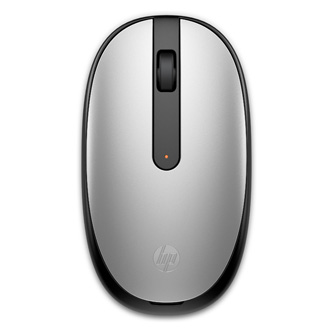 HP Myš 240, 1600DPI, Bluetooth, optická, 3tl., bezdrátová, stříbrná, 1 ks AAA, Apple MacOS, Microsoft Win 7/8/10, Google Chrome