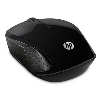 HP myš 200 Wireless, 1000DPI, 2.4 [GHz], optická, 3tl., bezdrátová, černá, 2 ks AAA, Windows 7/8/10, Mac OS 10.3 a novější, a Chro
